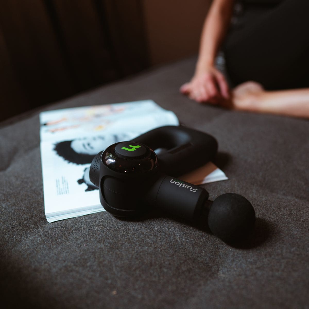 how to use a massage gun on the achilles