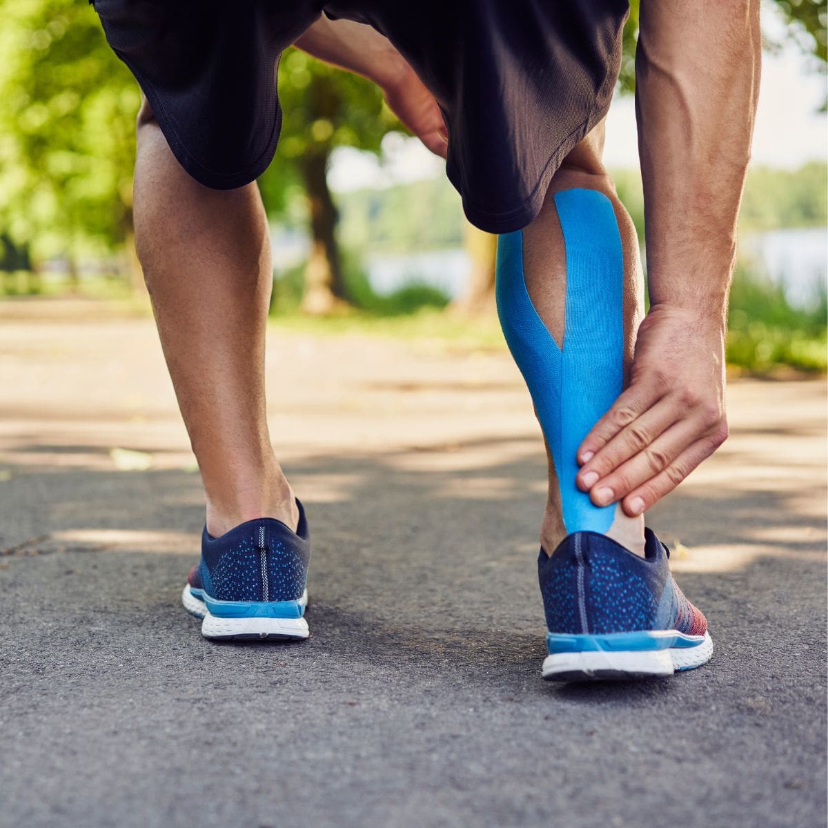 taping for Achilles tendonitis