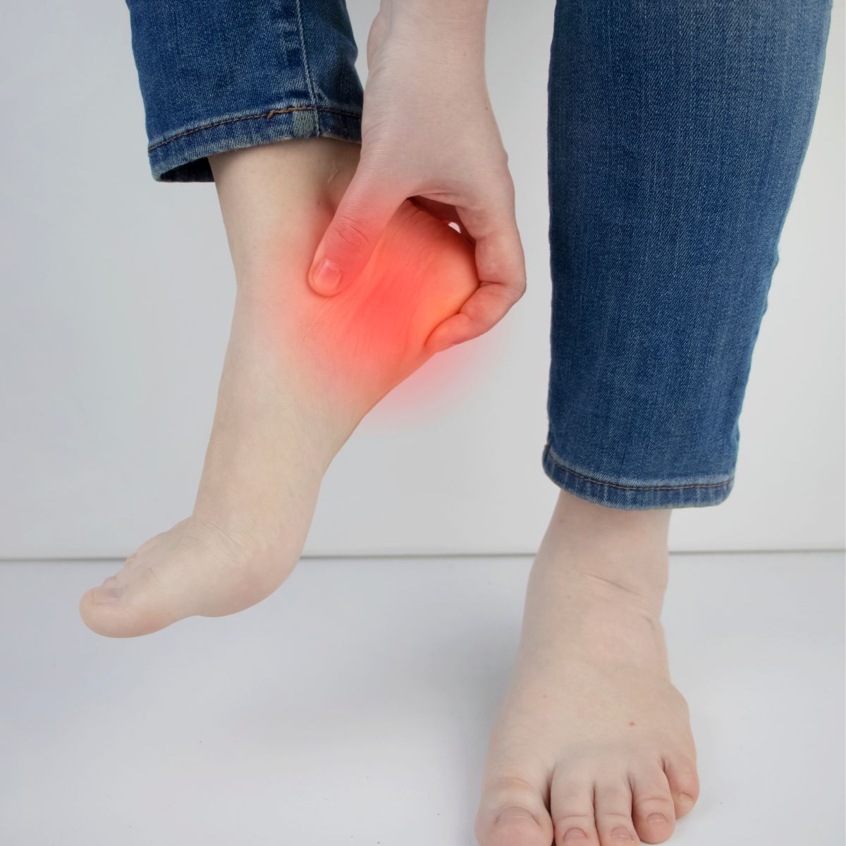 tingling around heel