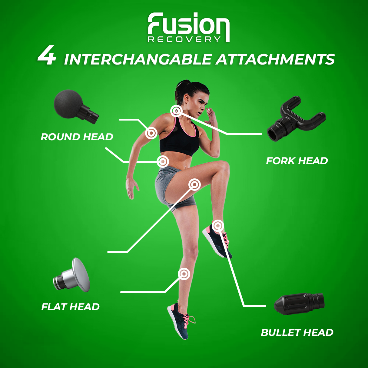 Fusion Massage Gun | Deep Tissue Massage